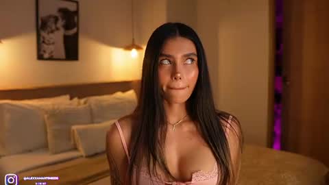 Snapshot of abril_w18 chatting on 06-18-26, 09:52 My name is Alexa. Please say hello I like to chat with you. If you have requests please use tip online show from 06-18-26, 09:52