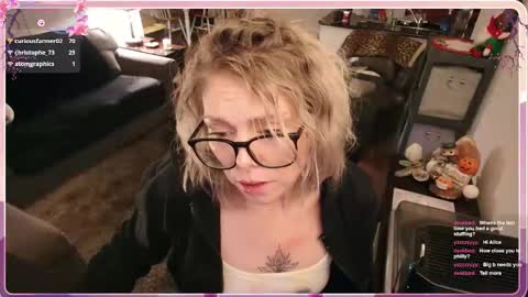 Alice Liddell online show from 12-14-25, 04:51