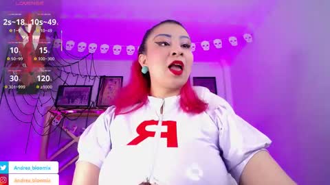 Andrea Bloomix online show from 10-25-25, 01:18