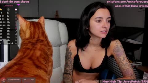 Snapshot of annaforevers chatting on 05-15-26, 11:01 Anna Forevers online show from 05-15-26, 11:01