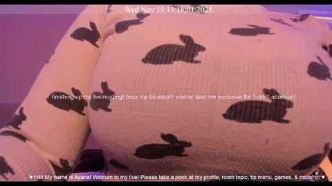 Ayana Delatorre online show from 11-19-25, 09:15