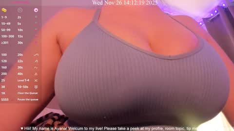 Ayana Delatorre online show from 11-26-25, 10:11