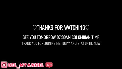 In instagran bel myangel online show from 12-13-25, 07:53