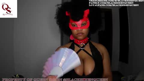 Snapshot of blacksirenqueen chatting on 02-23-25, 08:17 Queen Siren online show from 02-23-25, 08:17