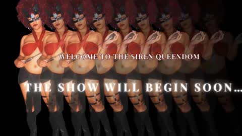 Snapshot of blacksirenqueen chatting on 10-16-25, 10:05 Queen Siren online show from 10-16-25, 10:05