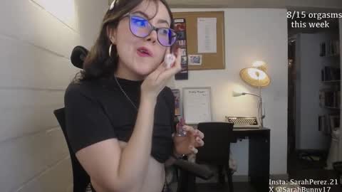 Snapshot of cherrybunny21 chatting on 01-30-25, 02:38 Sarah Prez online show from 01-30-25, 02:38