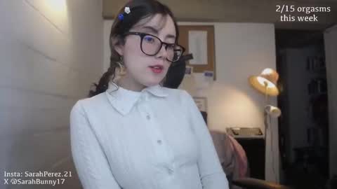 Snapshot of cherrybunny21 chatting on 10-13-25, 03:28 Sarah Prez online show from 10-13-25, 03:28