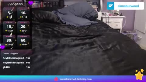 Snapshot of cinnaburwood chatting on 01-19-25, 12:50 Cinna online show from 01-19-25, 12:50