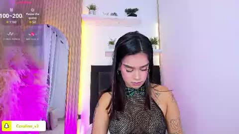 Snapshot of coraline_v chatting on 06-16-26, 12:30 Coraline connected from 10 pm to 6 am Colombia time online show from 06-16-26, 12:30