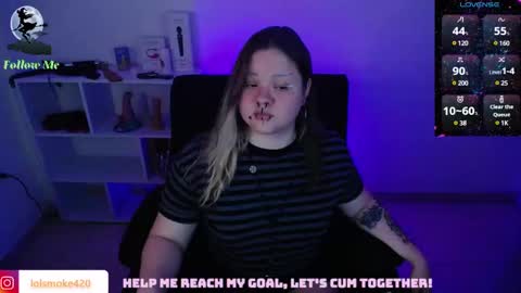 Snapshot of destroyall420 chatting on 01-25-25, 11:11 Lola Bdsm and fries online show from 01-25-25, 11:11