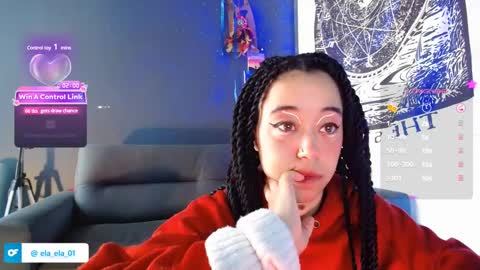 Snapshot of ela_0 chatting on 01-12-25, 12:23 Ela  Help me reach 100 thumbs up online show from 01-12-25, 12:23