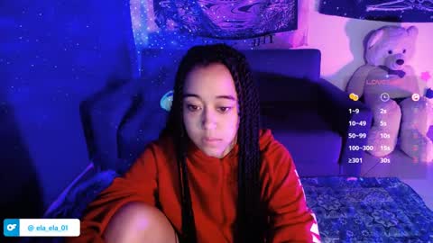 Snapshot of ela_0 chatting on 01-13-25, 01:45 Ela  Help me reach 100 thumbs up online show from 01-13-25, 01:45