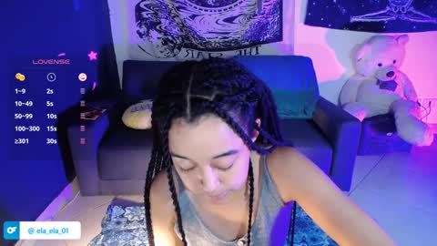 Snapshot of ela_0 chatting on 01-21-25, 11:35 Ela  Help me reach 100 thumbs up online show from 01-21-25, 11:35