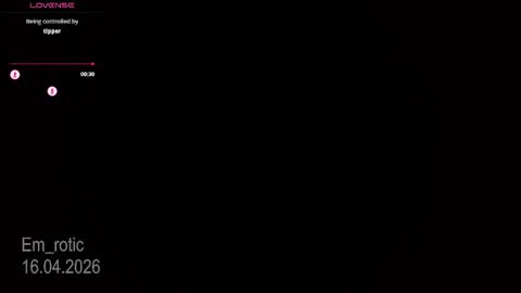 Emilia  online show from 04-16-26, 09:39