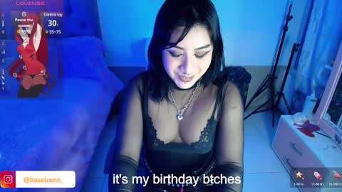Snapshot of exodiakinky chatting on 02-13-25, 04:22 Goddess Exodia please help me reach 100 thumbs up online show from 02-13-25, 04:22