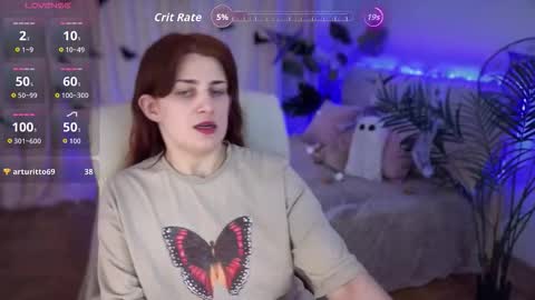 Snapshot of foxyrayy chatting on 10-21-25, 02:29 F O X online show from 10-21-25, 02:29