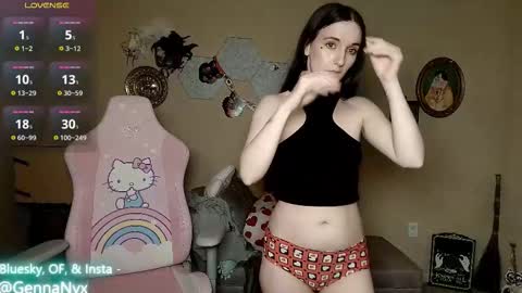 Snapshot of gennanyx chatting on 10-28-25, 04:05 Genna Nyx online show from 10-28-25, 04:05