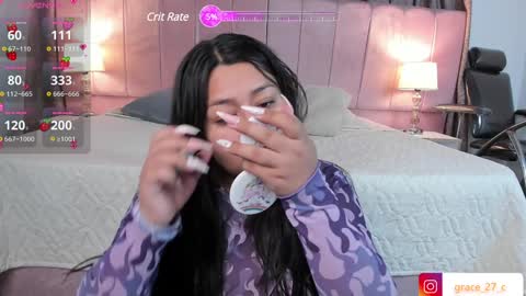 Snapshot of grace77_ chatting on 01-22-25, 12:06 Grace online show from 01-22-25, 12:06