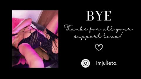 Snapshot of iamjulietaa chatting on 02-14-25, 02:28    online show from 02-14-25, 02:28