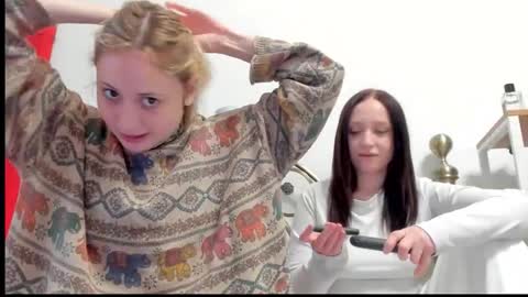 Snapshot of im_clownn chatting on 11-05-25, 08:25 Blonde and Brunette or Ashley and Ellis online show from 11-05-25, 08:25