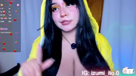 Snapshot of izumi_it0 chatting on 04-03-26, 08:45 Hi dont forget to follow me on Instagram so you can hear from me when Im not online. online show from 04-03-26, 08:45