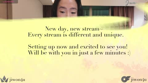 Snapshot of jiwon4u chatting on 01-25-25, 12:26 Jiwon online show from 01-25-25, 12:26