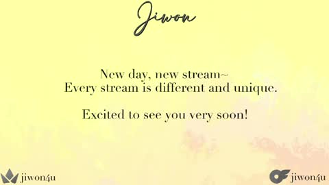 Jiwon online show from 03-29-26, 11:05
