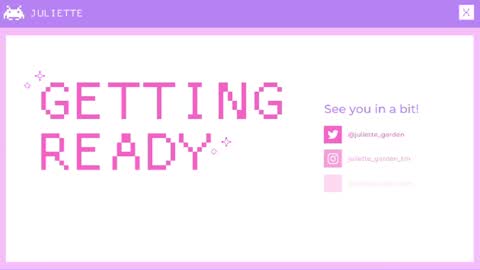 Snapshot of juliette_garden chatting on 07-29-26, 09:35 Here most days 3 online show from 07-29-26, 09:35