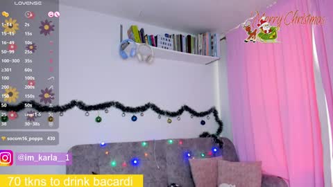Snapshot of karla__1 chatting on 12-25-24, 09:22 Ill be on at sunday see u Lynn  Could u help me to reach 100 Thmbs upp plssss   Independent girl 3 online show from 12-25-24, 09:22