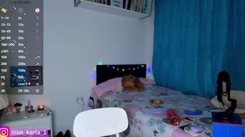 Snapshot of karla__1 chatting on 01-12-25, 05:45 Ill be on at sunday see u Lynn  Could u help me to reach 100 Thmbs upp plssss   Independent girl 3 online show from 01-12-25, 05:45
