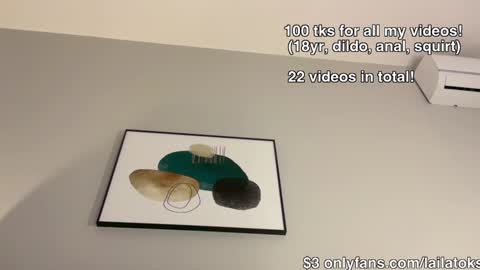 Snapshot of lailatoks chatting on 12-21-24, 03:36 lailatoks - TIP 100 tks  get all my videos 22 VIDEOS SQUIRT PUSSY DILDO online show from 12-21-24, 03:36