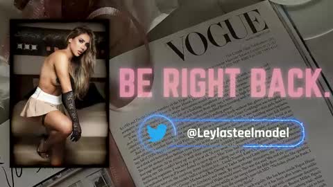 Snapshot of leyla_steel chatting on 05-27-26, 11:40 INSTA leylasteel model online show from 05-27-26, 11:40