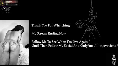 Snapshot of lilith_jovovich chatting on 01-09-25, 06:06              online show from 01-09-25, 06:06