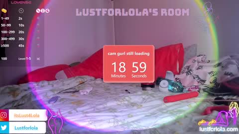 Snapshot of lustforlola chatting on 01-10-25, 06:20 LOLA online show from 01-10-25, 06:20