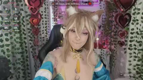 Snapshot of mao_me_meow chatting on 05-16-26, 08:33 Sasha online show from 05-16-26, 08:33