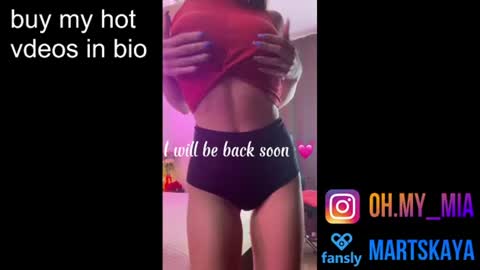 Mia Martskaya online show from 07-21-26, 08:27