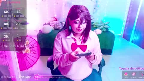 Snapshot of milkysakura chatting on 02-20-25, 03:01 Abby Lilia online show from 02-20-25, 03:01