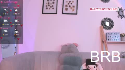 Snapshot of missaisha1 chatting on 03-10-25, 08:45 Aisha birtthday show 15 noviembre online show from 03-10-25, 08:45