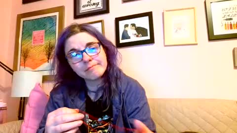 Snapshot of nakedcrafts chatting on 02-16-25, 06:43 Lizzy online show from 02-16-25, 06:43