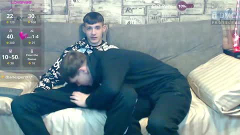 Max tall dark-haired guy with tattoos and Phil blond-haired online show from 04-24-26, 02:36
