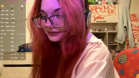 Snapshot of redheadcatxd chatting on 04-17-26, 09:51 Eva online show from 04-17-26, 09:51
