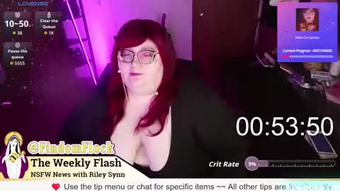 Snapshot of rileysynn chatting on 05-30-26, 05:37 RileySynn online show from 05-30-26, 05:37