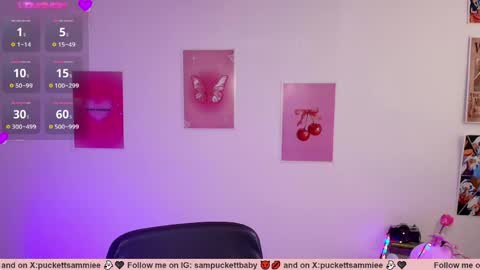 Snapshot of sampuckettbaby chatting on 05-29-26, 03:43 sampuckettbaby online show from 05-29-26, 03:43