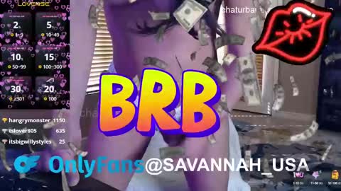 Onlyfans Savannah usa online show from 01-27-25, 10:16