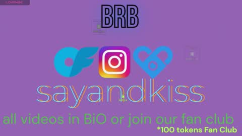 Say and kiss online show from 03-22-26, 03:15