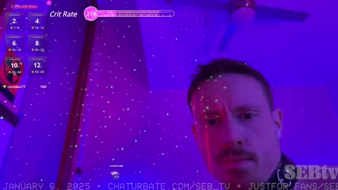 Snapshot of seb_tv chatting on 01-06-25, 08:57 Sebastian online show from 01-06-25, 08:57