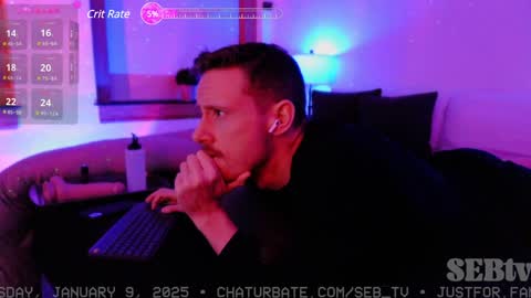 Snapshot of seb_tv chatting on 01-09-25, 07:42 Sebastian online show from 01-09-25, 07:42