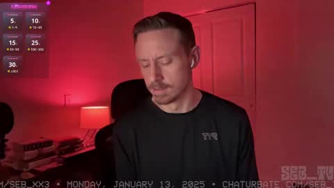 Snapshot of seb_tv chatting on 01-13-25, 06:06 Sebastian online show from 01-13-25, 06:06