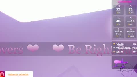 Snapshot of selenne_schmitt chatting on 03-10-25, 01:01 Selenne online show from 03-10-25, 01:01