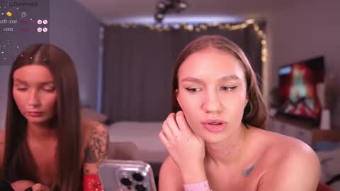 Snapshot of shadowladyyy chatting on 02-14-25, 09:24 Sindy and Nancy  Next stream 1 December  online show from 02-14-25, 09:24